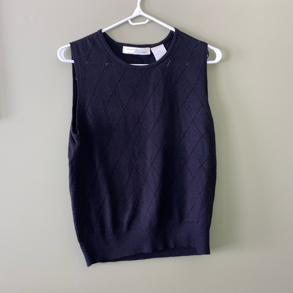 Penmans Deep Blue Diamond Vest